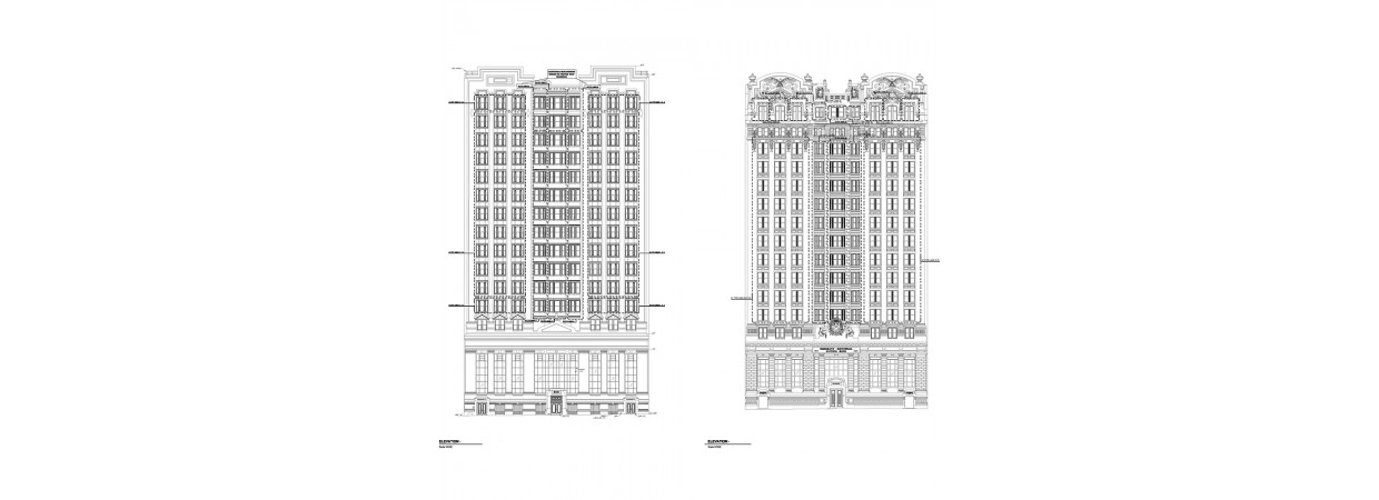 Sheet metal shop drawings for historic restoration project