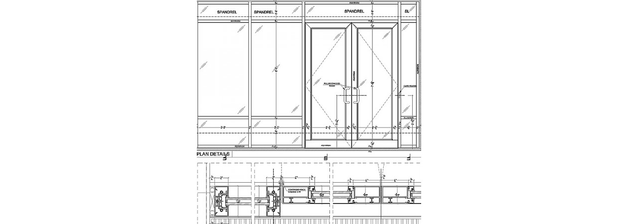 Storefront shop drawings needed for submittals