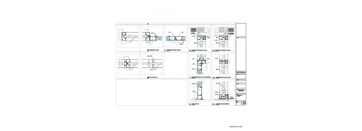 Kawneer® Storefront shop drawings needed for submittals