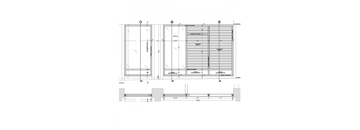 I need Storefront shop drawings with material list.