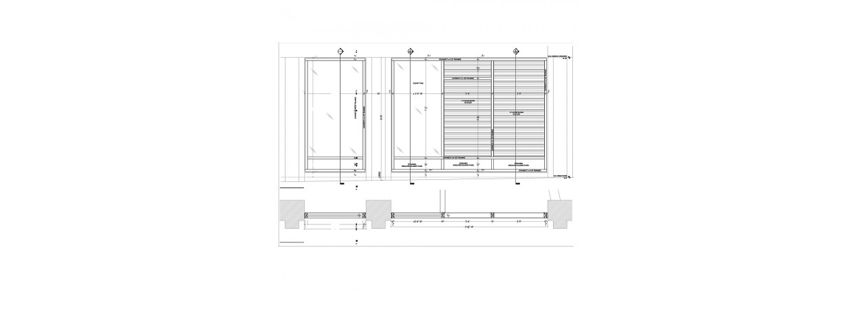 I need Storefront shop drawings with material list.