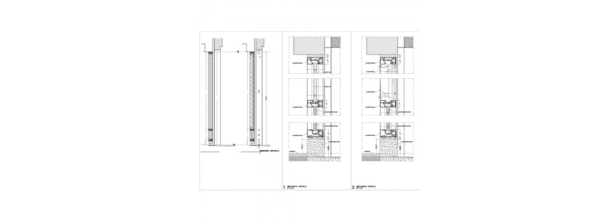 I need Storefront shop drawings with material list.