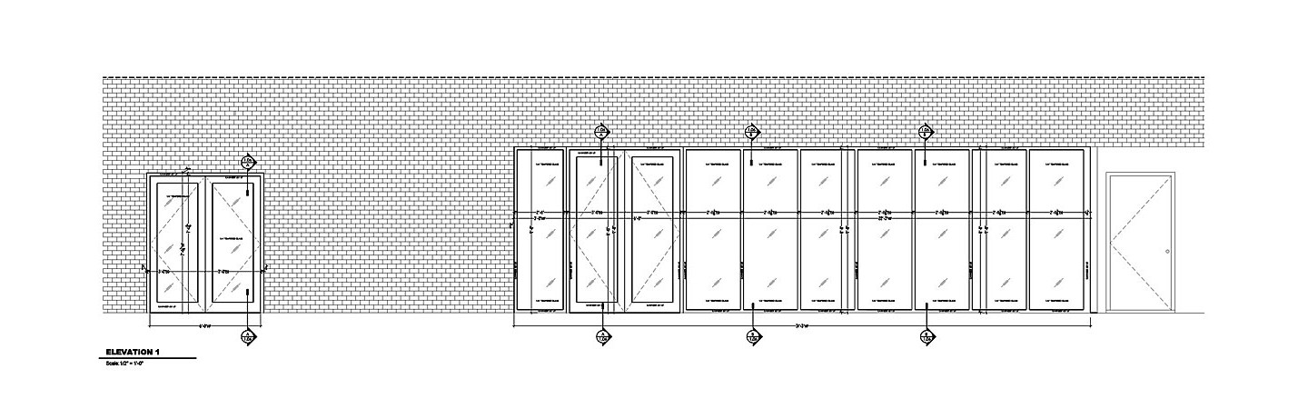 Storefront shop drawings needed for submittals