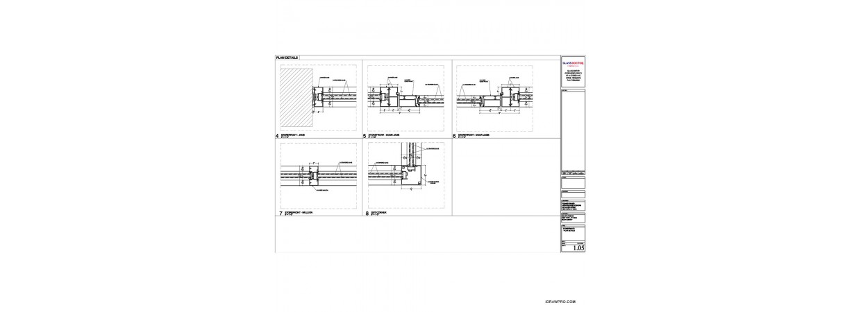 Storefront shop drawings needed for submittals