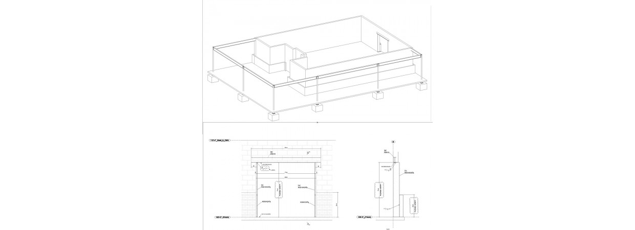 Structural steel shop drawings and misc steel detailing