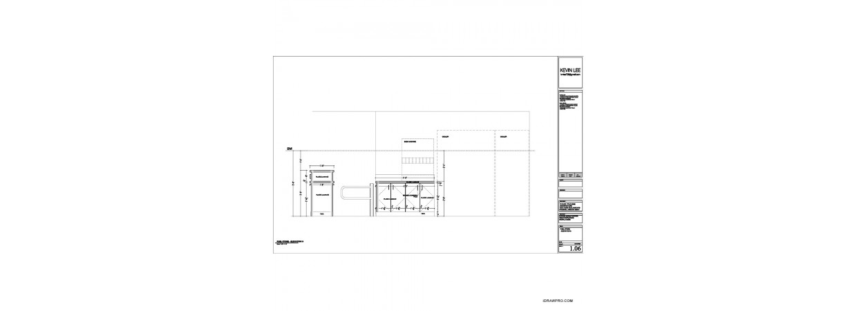 Cabinets Shop Drawings for Bar Restaurant (simplified)