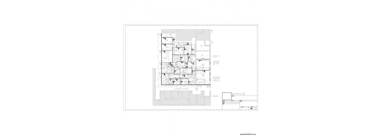 Interior wall framing shop drawings