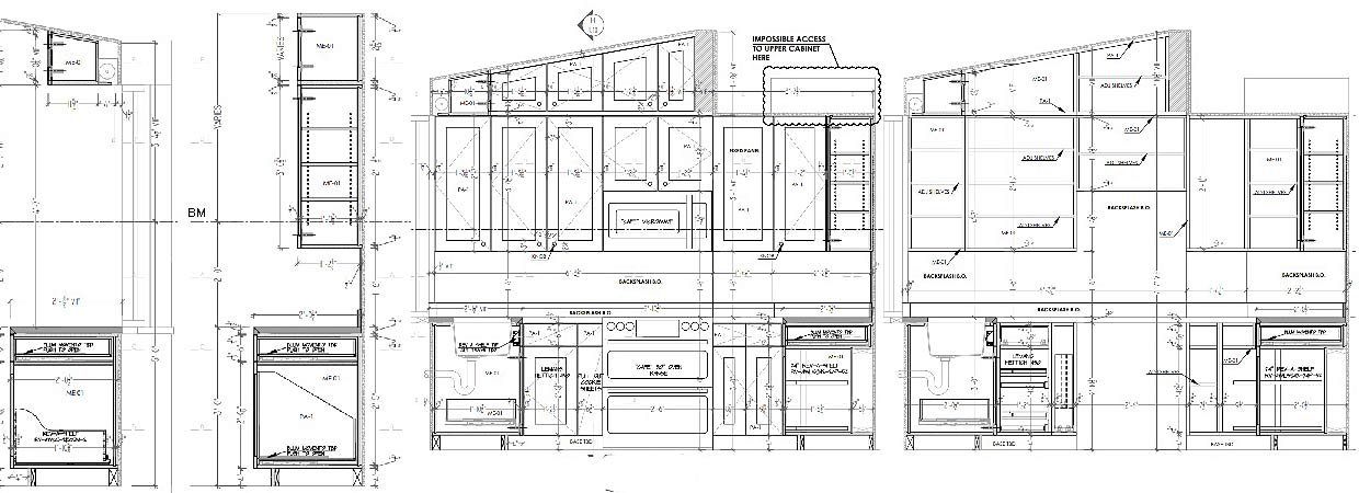 Kitchen Cabinets Shop Drawings