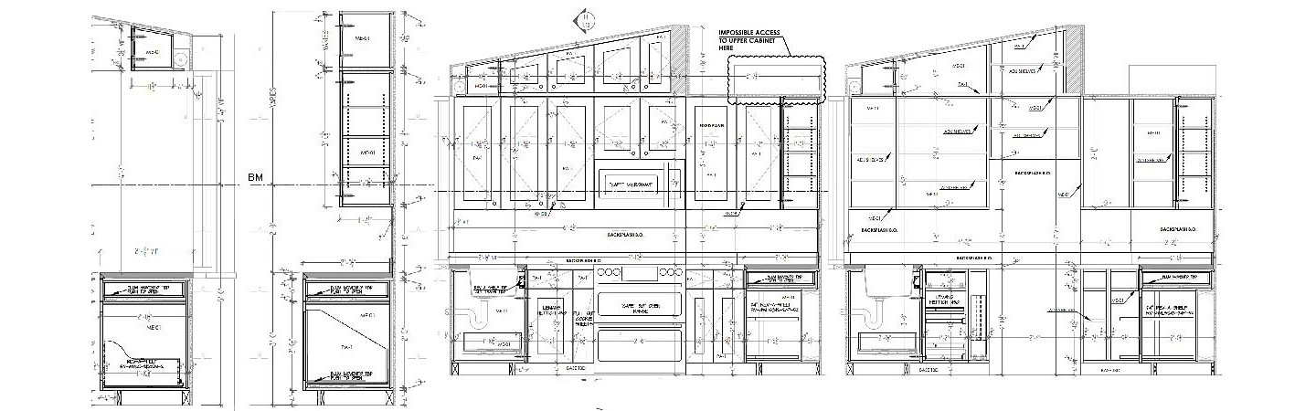 Kitchen Cabinets Shop Drawings