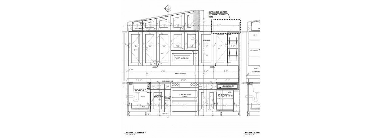 Kitchen Cabinets Shop Drawings