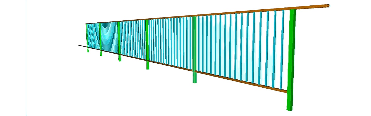 Hanger Railing System.drawing Shop drawings for aluminum railing with handrail.