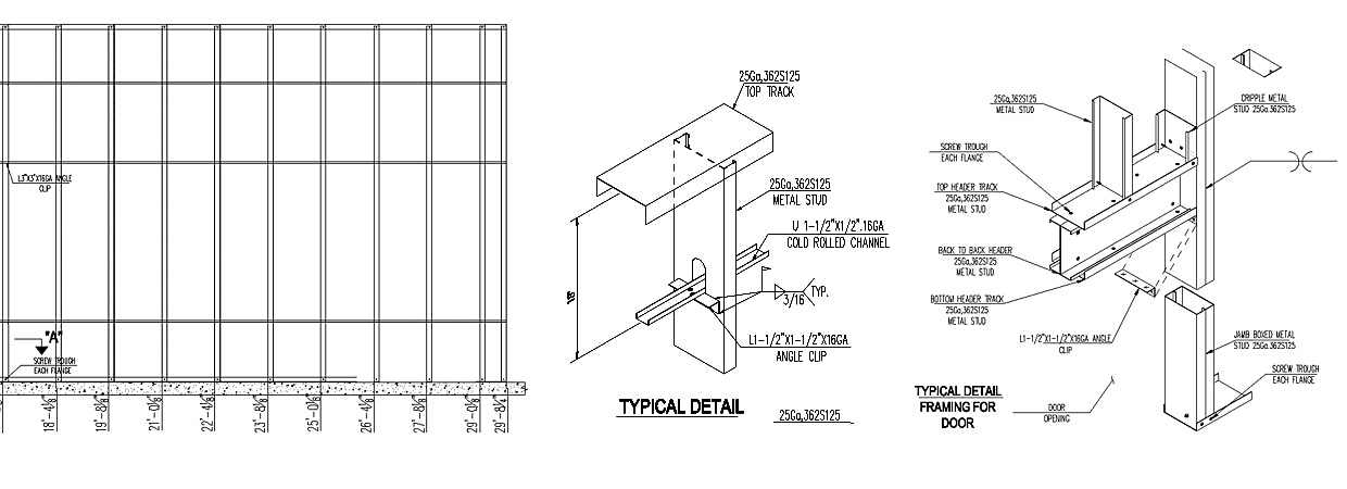 Discontinuous SOG at interior wood-stud bearing wall - Structural  engineering general discussion - Eng-Tips